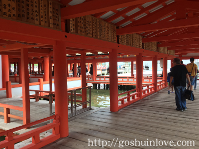 厳島神社の回廊