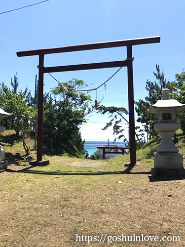 一の鳥居・裏から