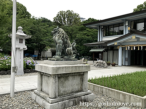 愛知県護国神社狛犬