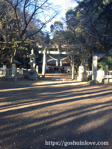 中村八幡宮鳥居周辺